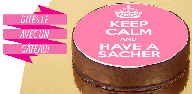 Gâteaux Sacher à commander en ligne !