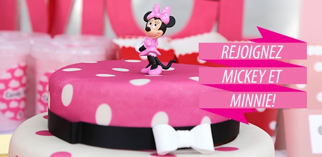 Retrouvez nos gâteaux sur le thème de Minnie Mouse !