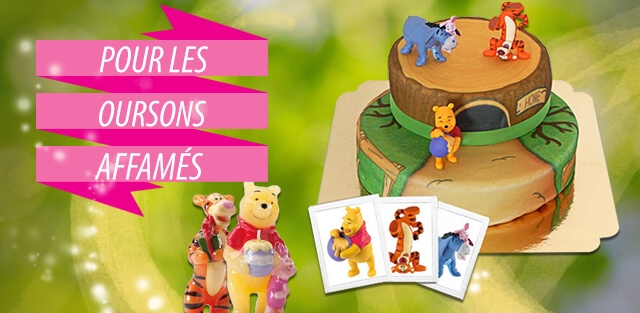 Retrouvez nos gâteaux sur le thème de Winnie l'Ourson !