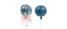 Cake-Pops bleu foncé au chocolat