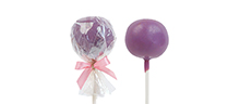 Cake-Pops violets au chocolat