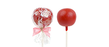 Cake-Pops rouges à la vanille