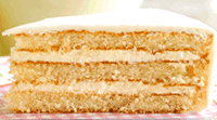 Gâteau à la vanille avec fourrage citron