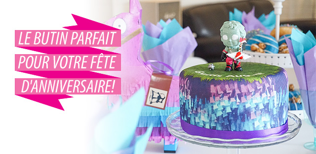 Gâteaux avec figurine Fortnite en ligne