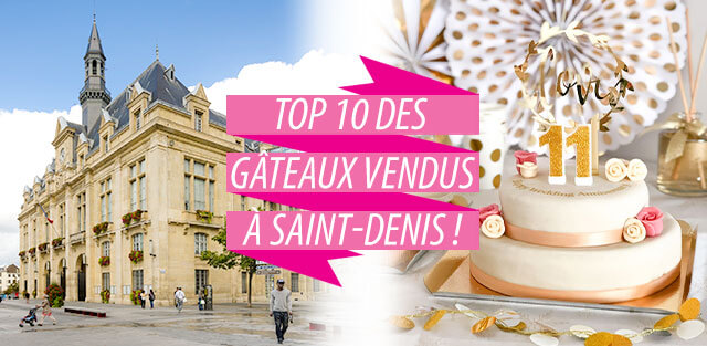 Livraison de gâteaux à Saint-Denis !