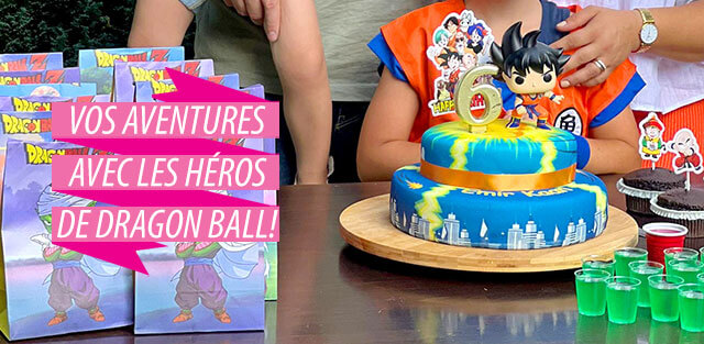 Gâteaux avec figurines Dragon Ball Z®