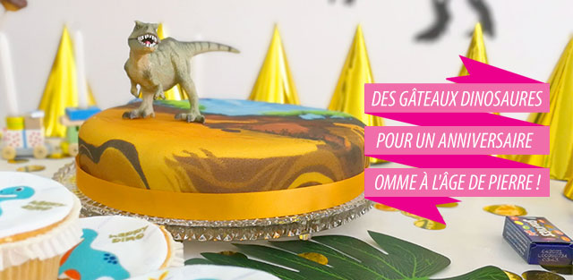 Gâteaux dinosaures à commander !