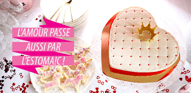 Gâteaux en forme de coeur