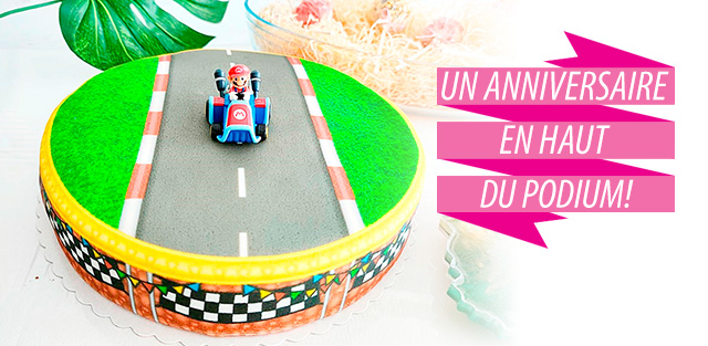 Commandez votre gâteau figurine Mario Kart 🍰