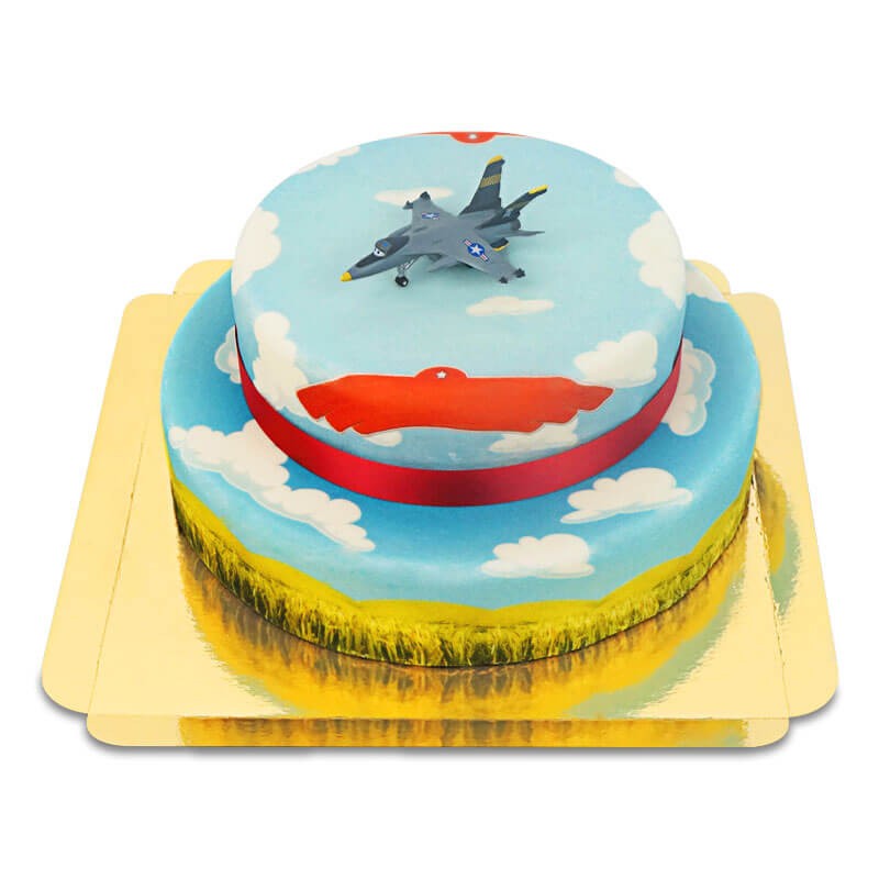 Décoration de gâteau Prénom (personnalisable) Avion - Cake Topper