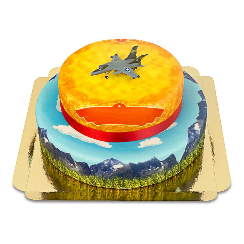 Décoration de gâteau Prénom (personnalisable) Avion - Cake Topper