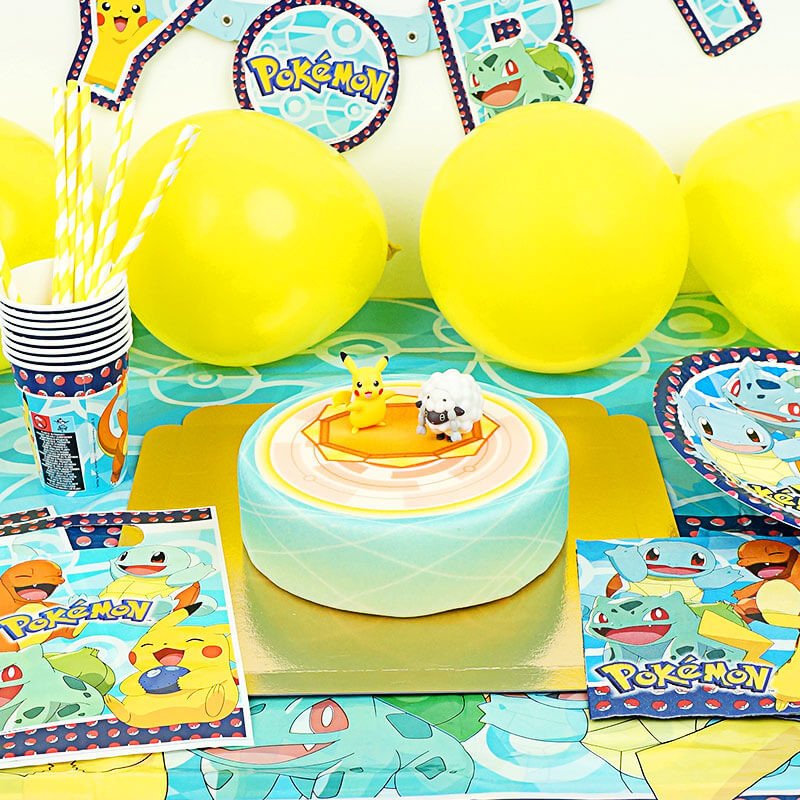 Kit de décorations Pokémon avec gâteau inclus 🍰
