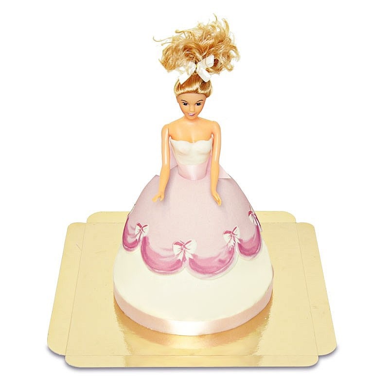 Gâteau d'anniversaire Barbie ou princesse 