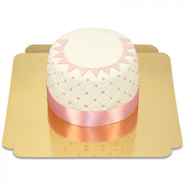 Gâteau "Happy Birthday" Deluxe - Rose 