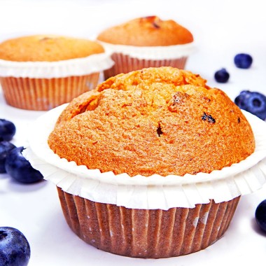 Muffins aux myrtilles (9 pièces)