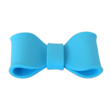 Noeud papillon bleu en sucre