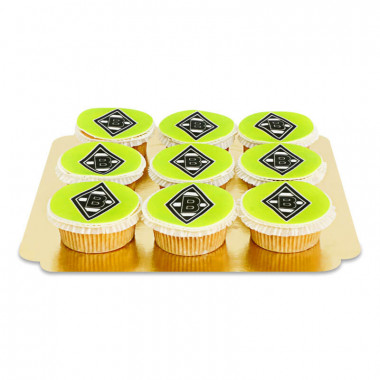 Borussia Mönchengladbach - Cupcakes (9 pièces)