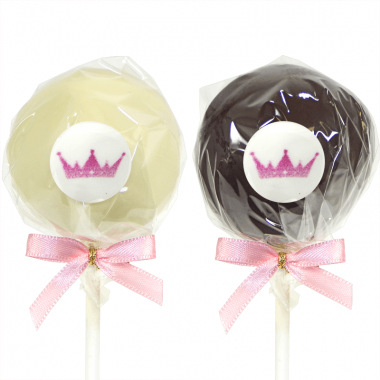 Cake-Pops Logo - Vanille & Chocolat (12 pièces)