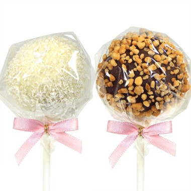 Cake-Pops à la noix de coco et aux éclats de noisettes (12 pièces)