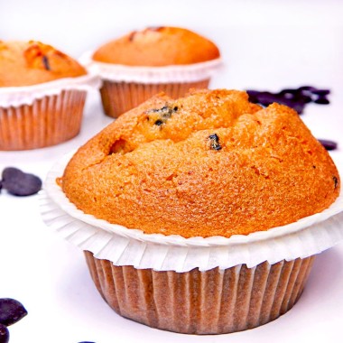 Muffins aux éclats de chocolat (9 pièces)