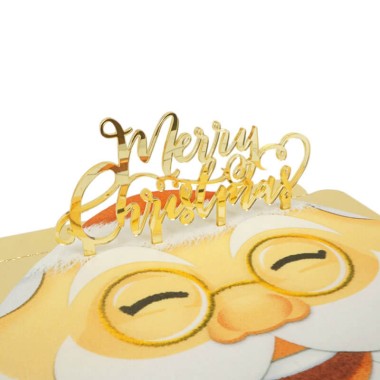 Cake Topper "Merry Christmas"