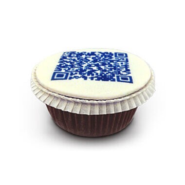 9 Cupcakes avec QR-Code 