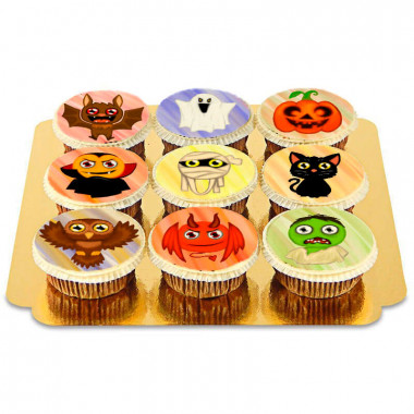 9 Cupcakes créatures d’Halloween 