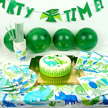 Kit de décorations dinosaure (gâteau inclus)