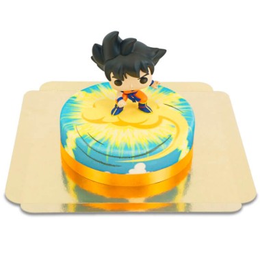 Gâteau figurine Dragon® Ball - Son Goku® sur son Nuage Volant