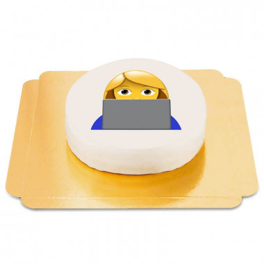 Gâteau Emoji Informaticienne