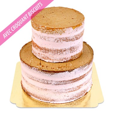 Naked Cake Fraise 2 étages