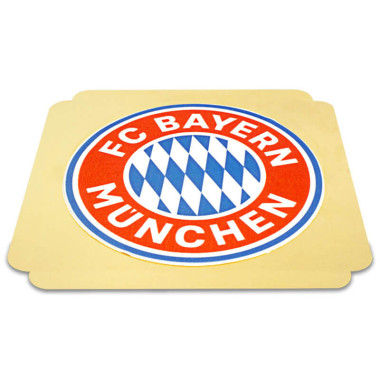 Feuille de pâte d'amande FC Bayern Munich - 22 cm