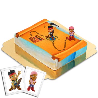 Gâteau Pirates Jake & Izzy®au Pays Imaginaire de Peter Pan®