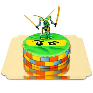 Lego® Lloyd vert sur gâteau ninja