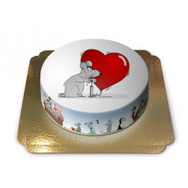  Gâteau ballon d'amour 