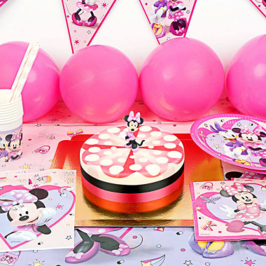 Kit d'anniversaire Minnie (gâteau inclus)