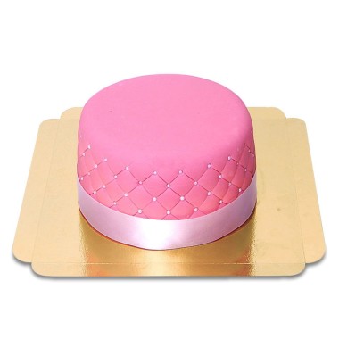 Gâteau Deluxe rose-double hauteur 