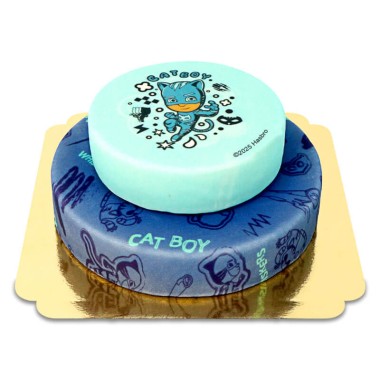 Gâteau Pyjamasques® deux étages Catboy