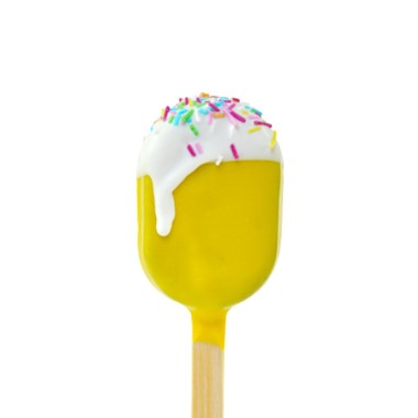 Cake-Pops Crème Glacée Jaune (10 pièces)