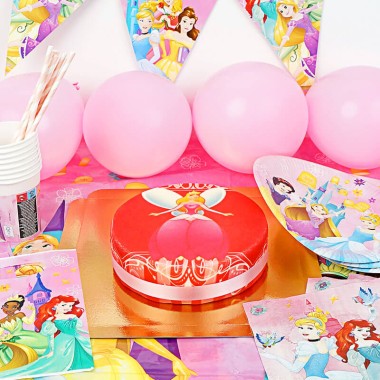 Kit anniversaire "Princesses" (gâteau inclus)