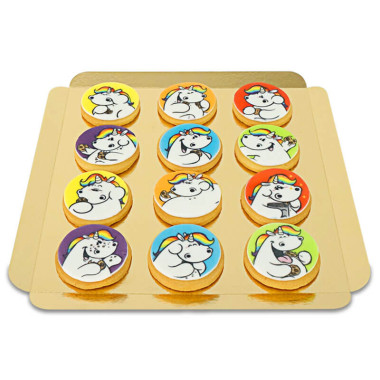 Biscuits Licorne Chubby Unicorn (12 pièces)
