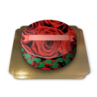 Gâteau Roses rouges