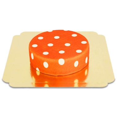 Gâteau Rouge à Pois Blancs