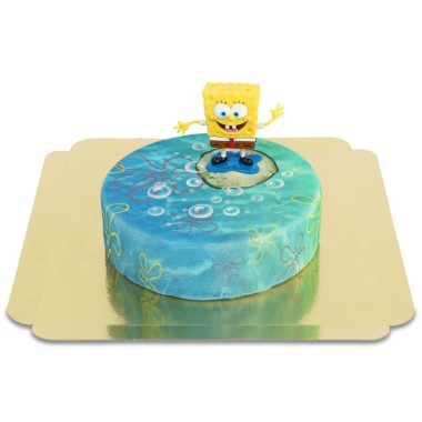 Bob l'éponge® sur gâteau sous-marin