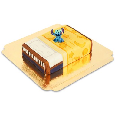 Stitch® et Souillon sur gâteau lit