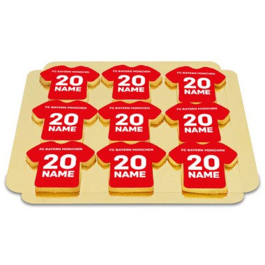 Biscuits maillots FC Bayern Munich (12 pièces)