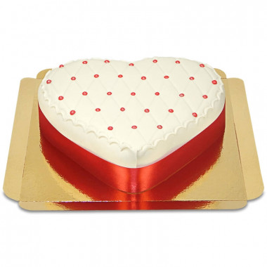 Gâteau Deluxe en forme de coeur