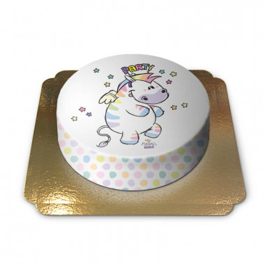 Gâteau avec Chubby Zèbre - Chubby Unicorn