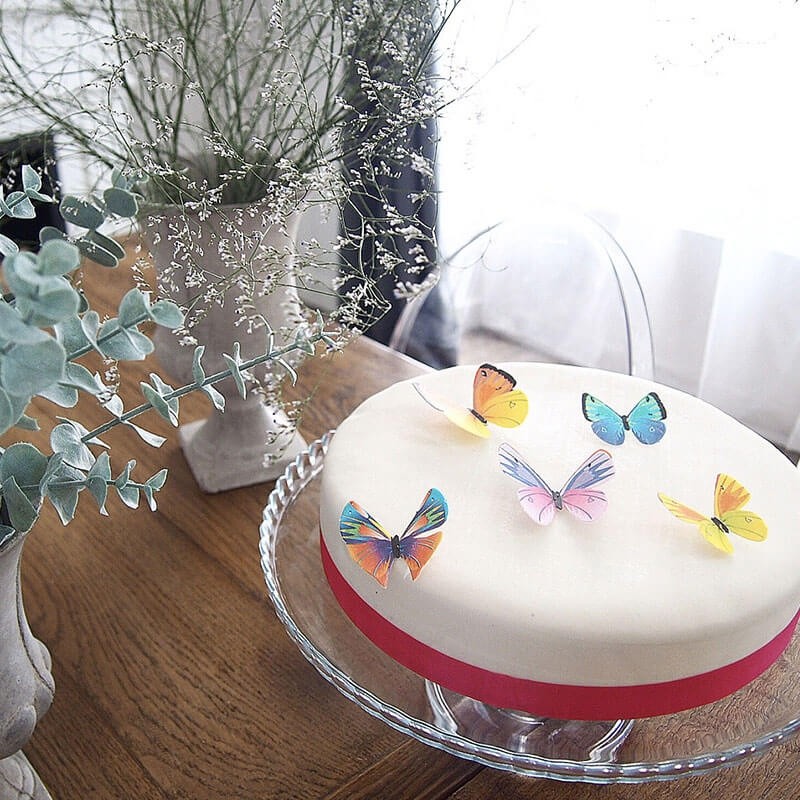 Gâteau Papillons Déco Comestible 🍰