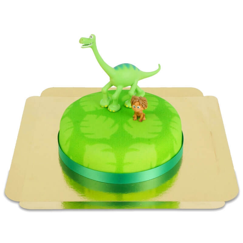 Arlo et Spot sur leur gâteau dinosaure 🍰